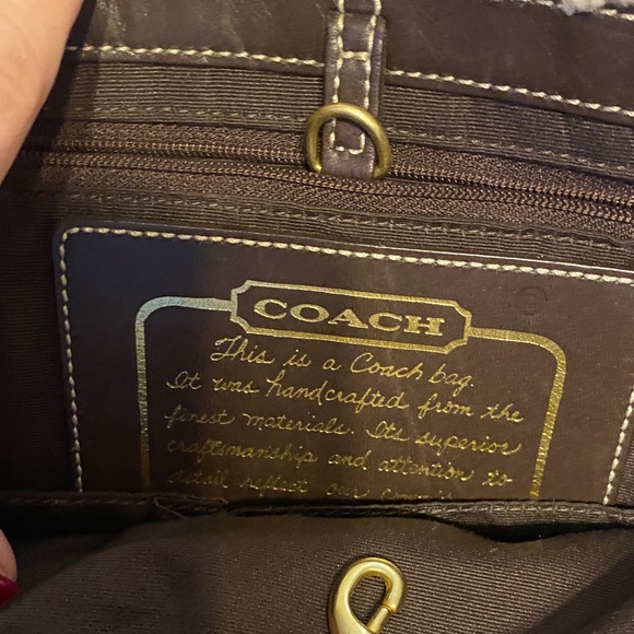 Coach Patchwork Tote in Brown, Cream and Tan - Picture 3 of 3
